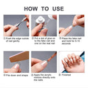 Crystal Clear Coffin Press On Nails Effortless Instant Glam