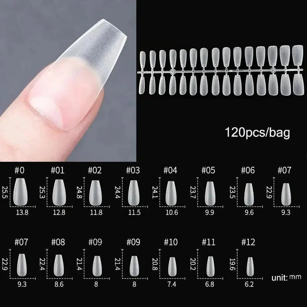 Glam Press-On Nails for Quick Manicures — 927-120pcs-bag