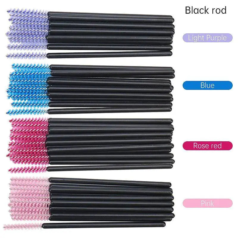 Crystal Diamond Makeup Brush Set 50 Piece Disposable Brushes
