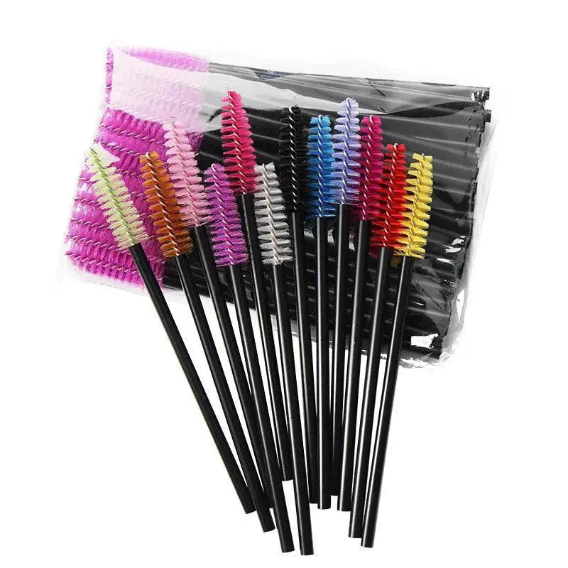 Crystal Eyelash Brush Set 50 Disposable Mascara Wands