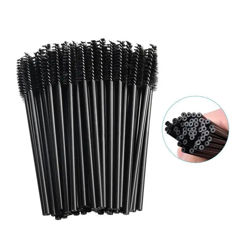 Crystal Eyelash Brush Set 50 Disposable Mascara Wands