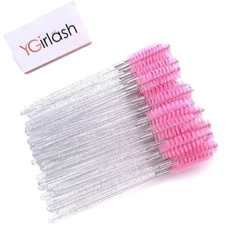 Crystal Eyelash Makeup Brush Wands Disposable Lash Tools
