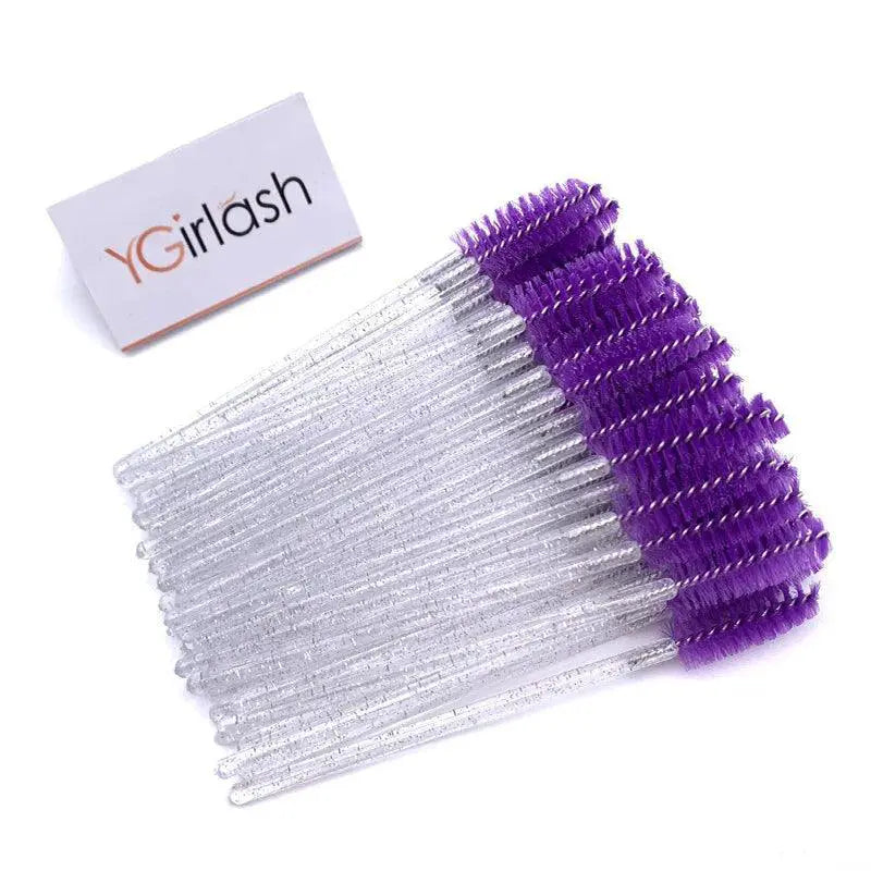Crystal Eyelash Makeup Brush Wands Disposable Lash Tools