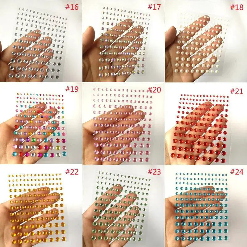 Crystal Gem Festival Makeup Kit For Eyes Face And Nails
