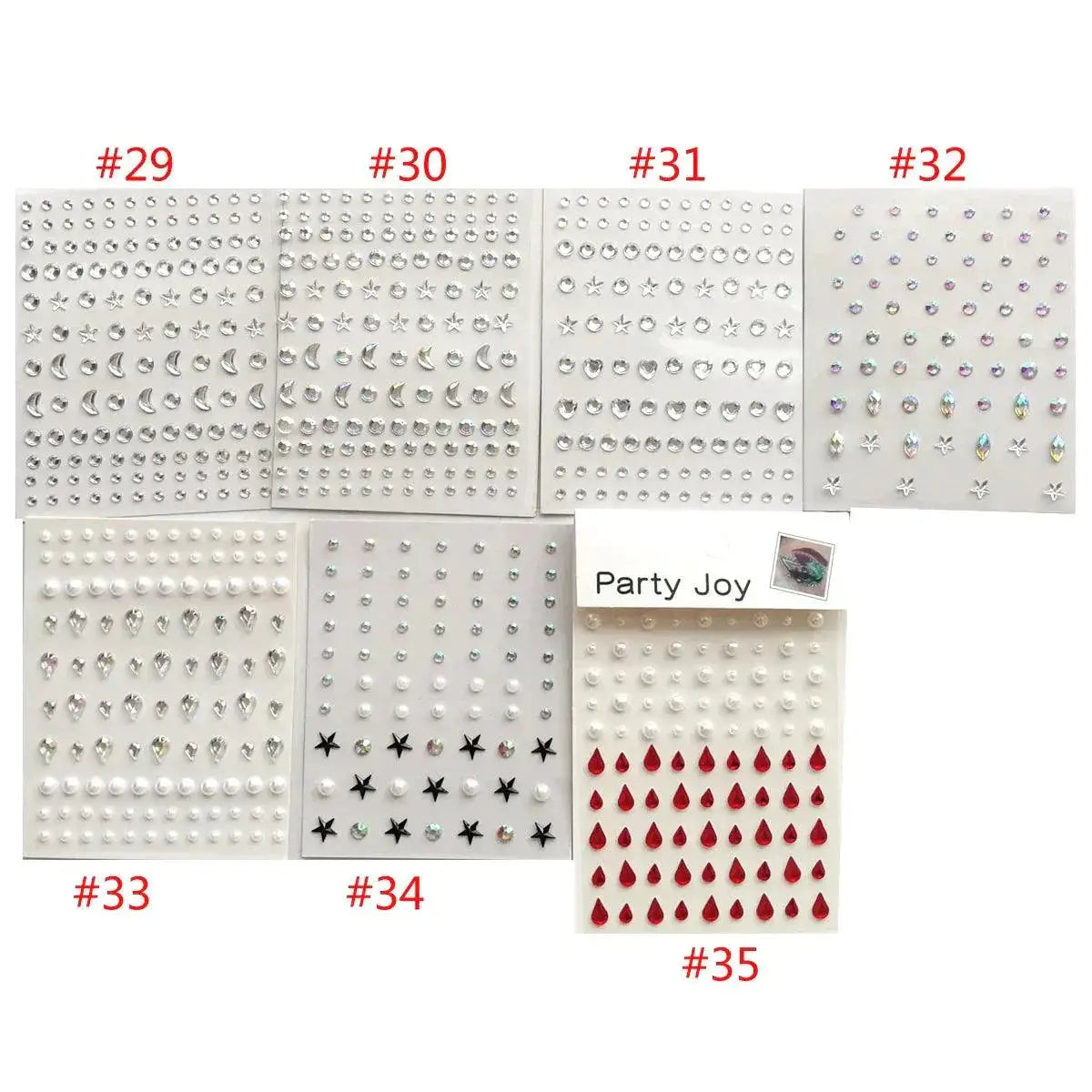 Crystal Gem Festival Makeup Kit For Eyes Face And Nails