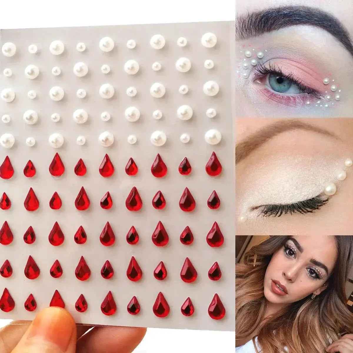 Crystal Gem Festival Makeup Kit For Eyes Face And Nails