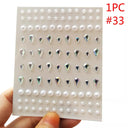 Crystal Gem Festival Makeup Kit for Eyes Face and Nails