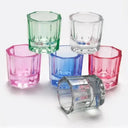 Crystal Glass Nail Cup Set for Clean Art