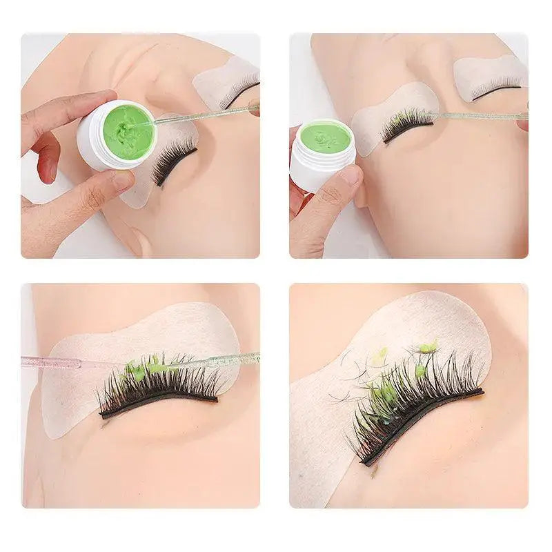 Crystal MicroBrush Swab Set For Women Eyelash Extensions