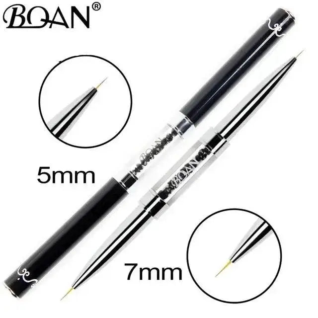 Crystal Nail Art Brush Set Double Ended Design For Precision