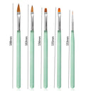 Crystal Nail Art Brush Set: Versatile Double-Ended Design