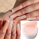 Crystal Pink Brown Shades Nail Acrylic Powder Set 20 Colors
