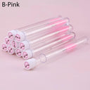 Crystal Pink Eyelash & Brow Brush Set for Flawless Results