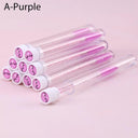 Crystal Pink Eyelash & Brow Brush Set for Flawless Results