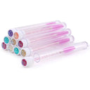 Crystal Pink Eyelash & Brow Brush Set for Flawless Results