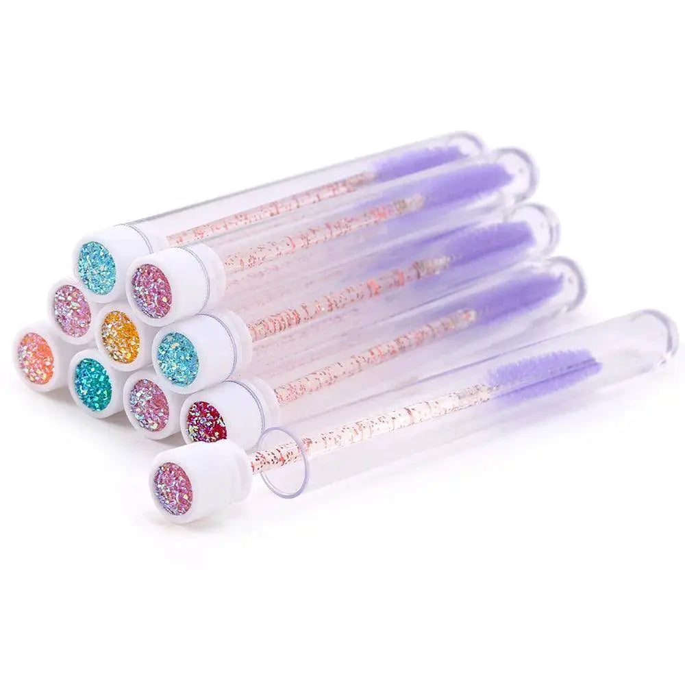 Flawless Lash Brow Brush Set for Pros — A Pink 10pcs