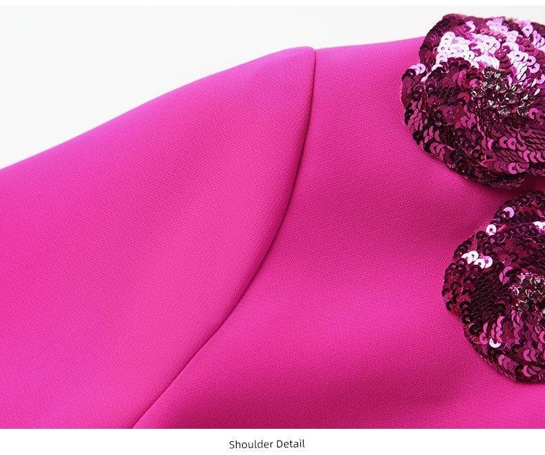 Crystal Sequins Dress Elegant Age Defying Style Chic