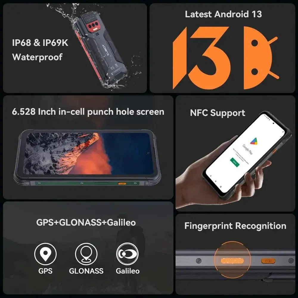 Cubot KingKong 8 Rugged Waterproof Phone 12GB RAM 256GB