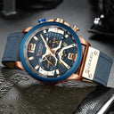 CURREN Analog Sports Watch Stylish Men's Timepiece Outdoor