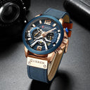 CURREN Analog Sports Watch Stylish Men's Timepiece Outdoor
