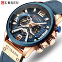 CURREN Analog Sports Watch Stylish Men's Timepiece Outdoor