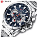 Curren Chronograph Men's Sport Watch Stylish Waterproof Design