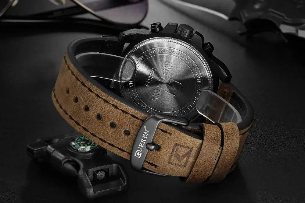 Chronograph Military Sport Watch Waterproof Durable Steel - OurLum.com