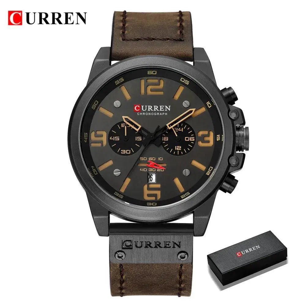 Chronograph Military Sport Watch Waterproof Durable Steel - OurLum.com