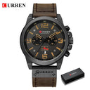 CURREN Chronograph Military Sport Watch Stylish Waterproof