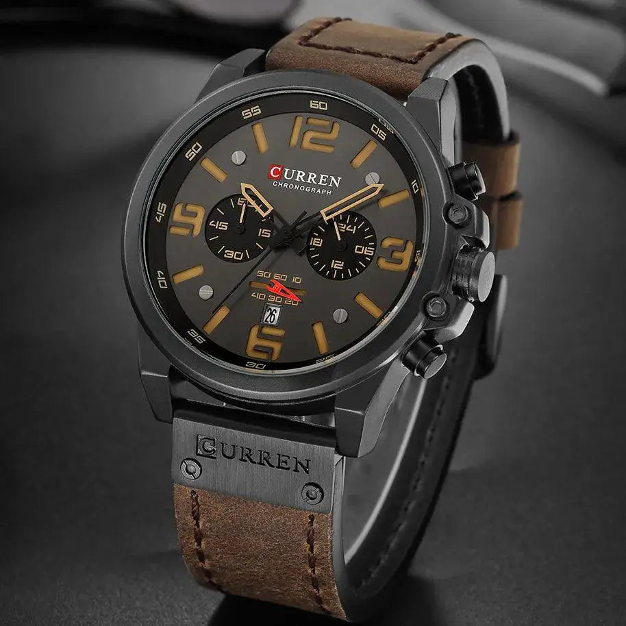Chronograph Military Sport Watch Waterproof Durable Steel - OurLum.com