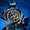 CURREN Chronograph Sports Watch Stylish Functional Timepiece