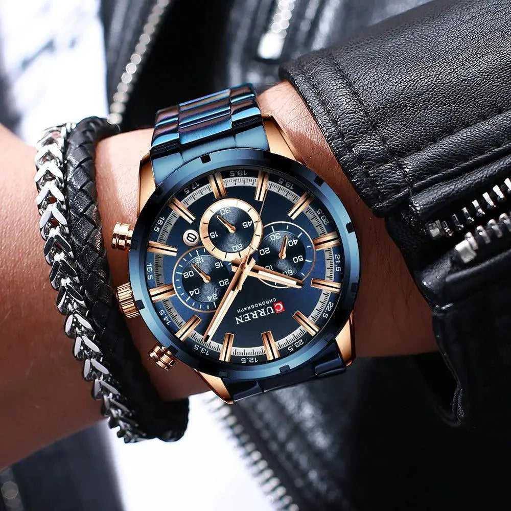 Chronograph Sports Watch Stylish Functional Timepiece - OurLum.com