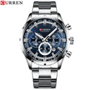 CURREN Chronograph Sports Watch Stylish Functional Timepiece