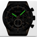 CURREN Chronograph Sports Watch Stylish Functional Timepiece