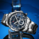 CURREN Chronograph Sports Watch Stylish Functional Timepiece