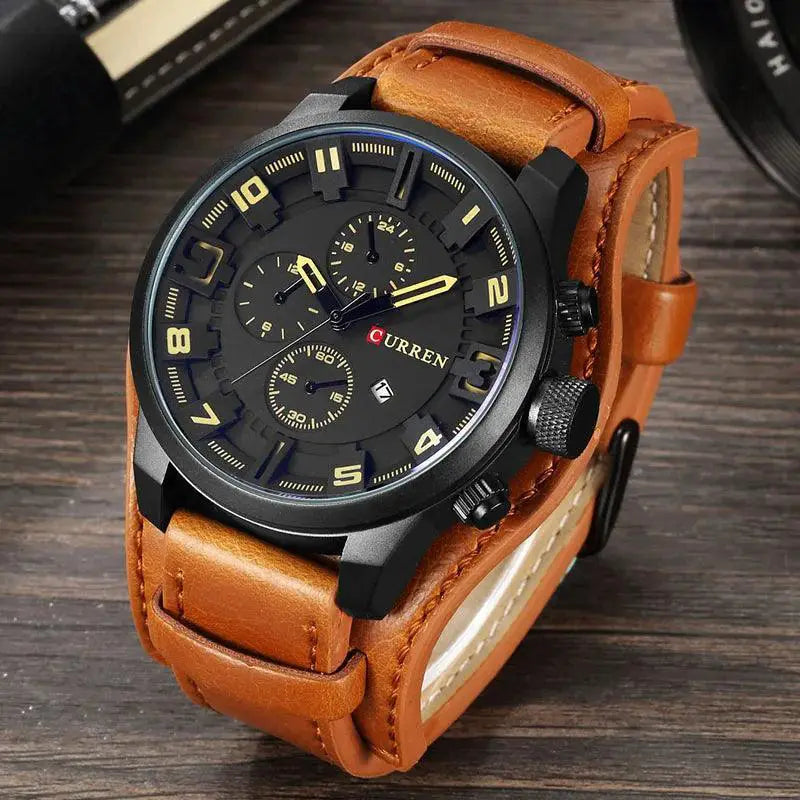 Curren Luxury Waterproof Quartz Watch For Men Wristwatch - OurLum.com