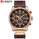 CURREN Men's Chronograph Watch Stylish Luxury Timepiece