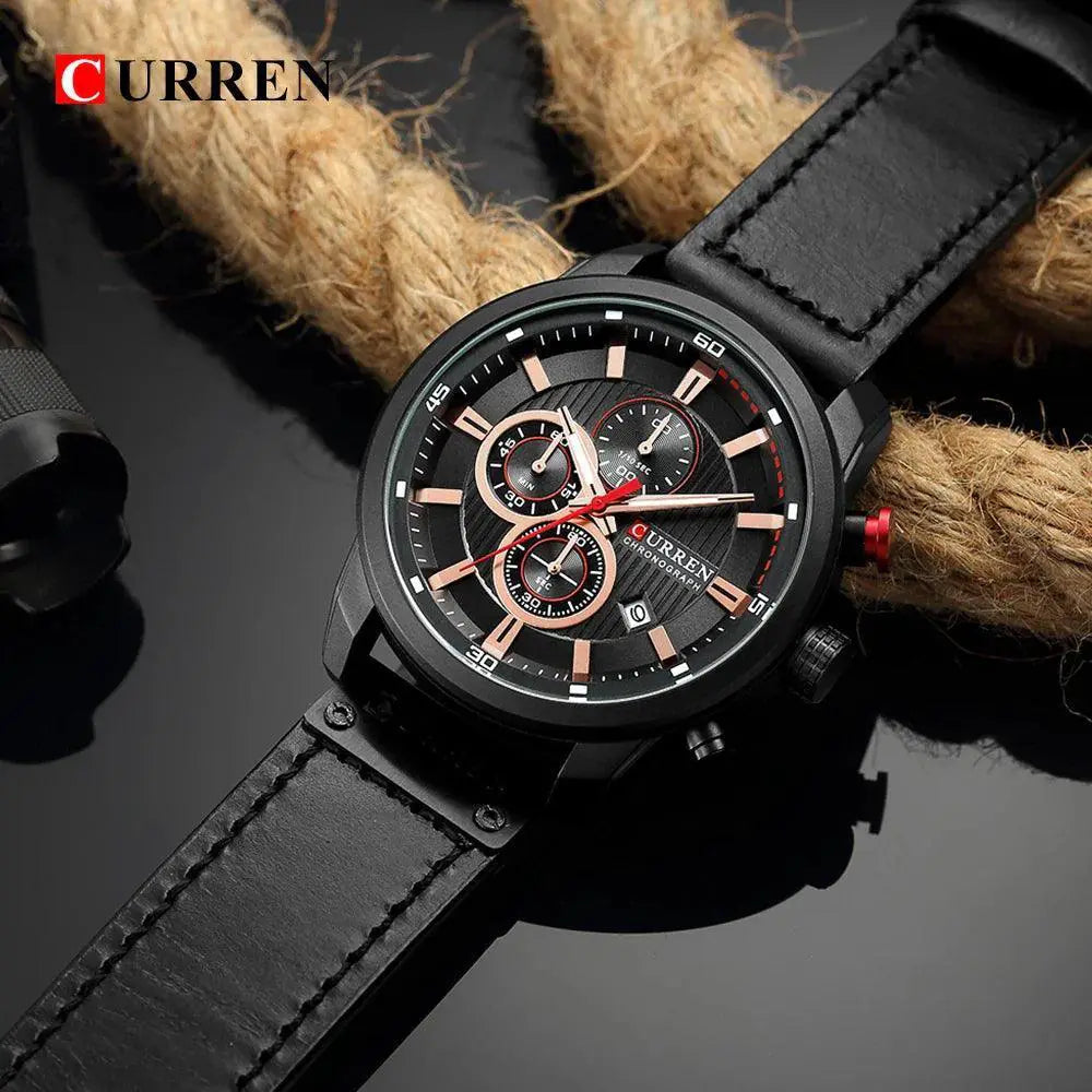 Mens Chronograph Watch Luxury Timepiece For Modern Gentleman - OurLum.com