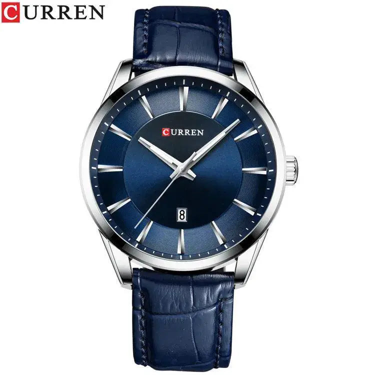 Curren Mens Leather Wristwatch Stylish Water Resistant Watch
