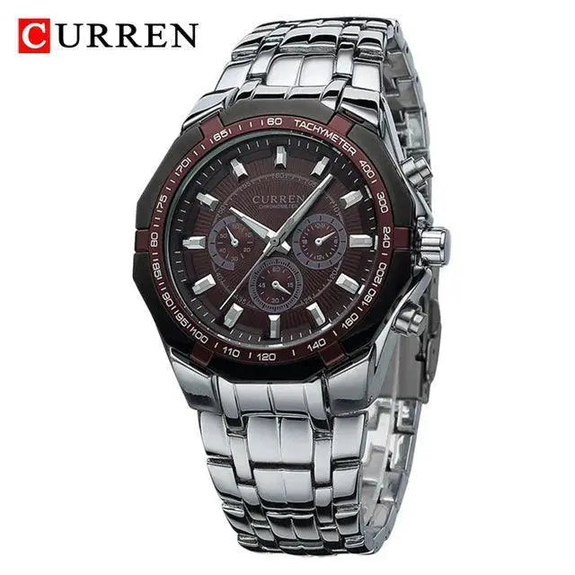 Men's Luxury Business Watch Stylish Waterproof Quartz