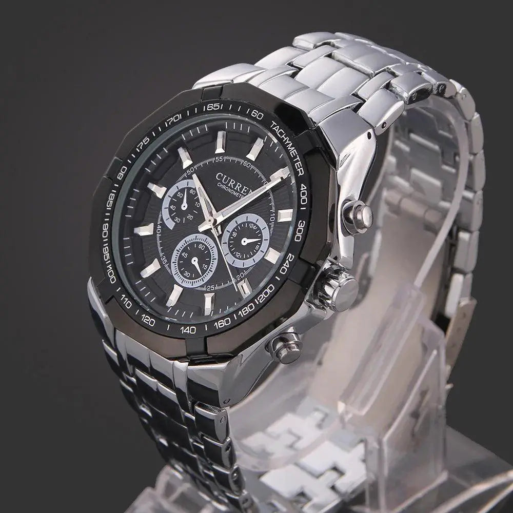 Men's Luxury Business Watch Stylish Waterproof Quartz