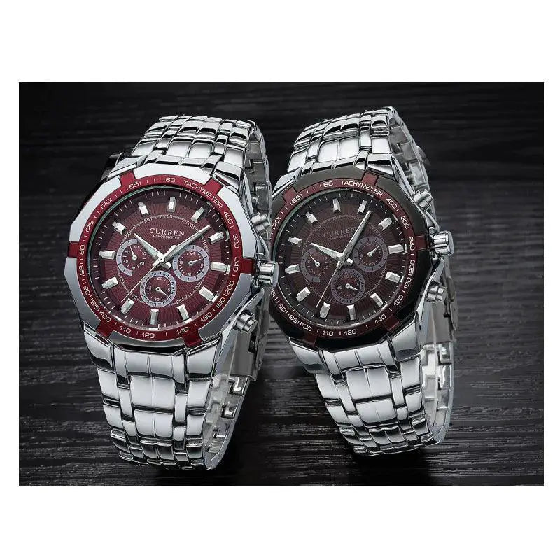 Men's Luxury Business Watch Stylish Waterproof Quartz