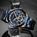 Luxury Chronograph Sports Watch Stylish Waterproof