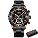 Luxury Chronograph Sports Watch Stylish Waterproof