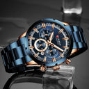 Luxury Chronograph Sports Watch Stylish Waterproof