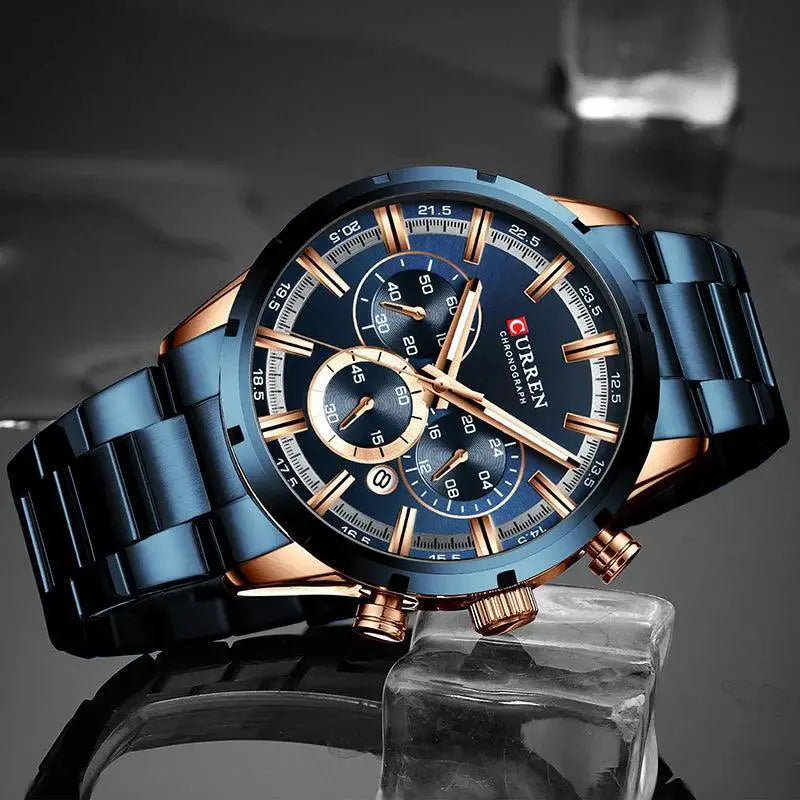 Luxury Chronograph Sports Watch Stylish Waterproof - OurLum.com