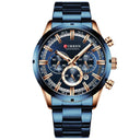 Luxury Chronograph Sports Watch Stylish Waterproof