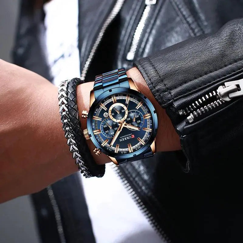 Luxury Chronograph Sports Watch Stylish Waterproof - OurLum.com