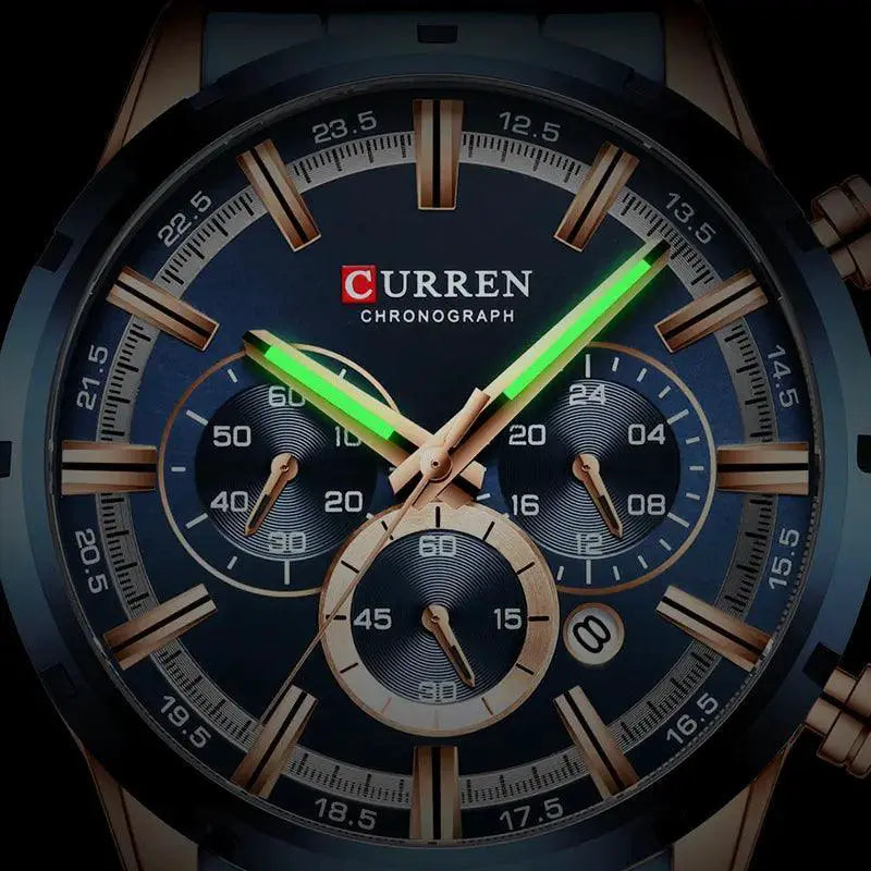Luxury Chronograph Sports Watch Stylish Waterproof - OurLum.com