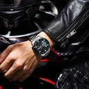 CURREN Stainless Steel Chronograph Watches Modern Style Men